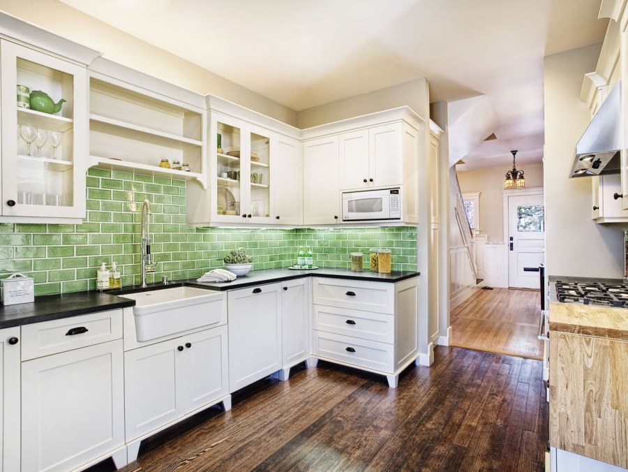 Фартук для зеленой кухни