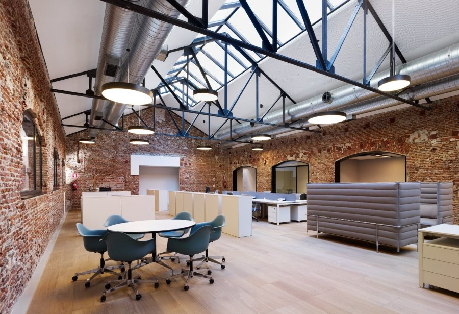 Офис архитекторов в стиле лофт 89м2