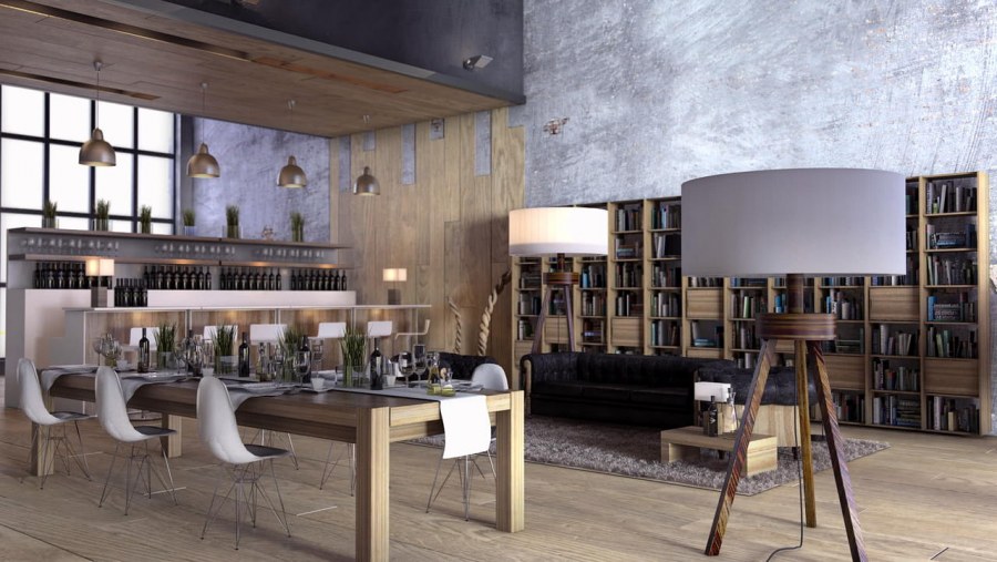 Интерьер лофт