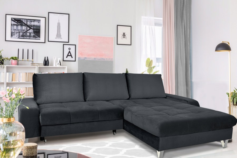 Диван Аспен фиолетовый