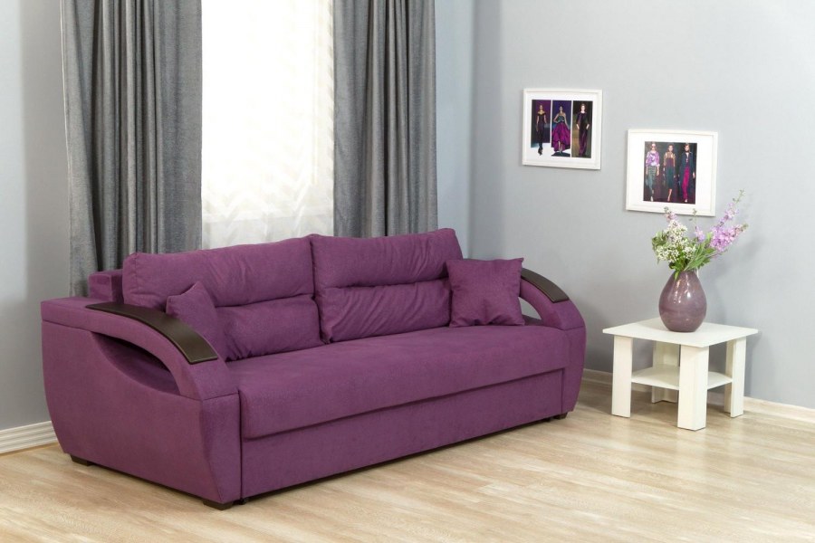 Фиолетовый интерьер