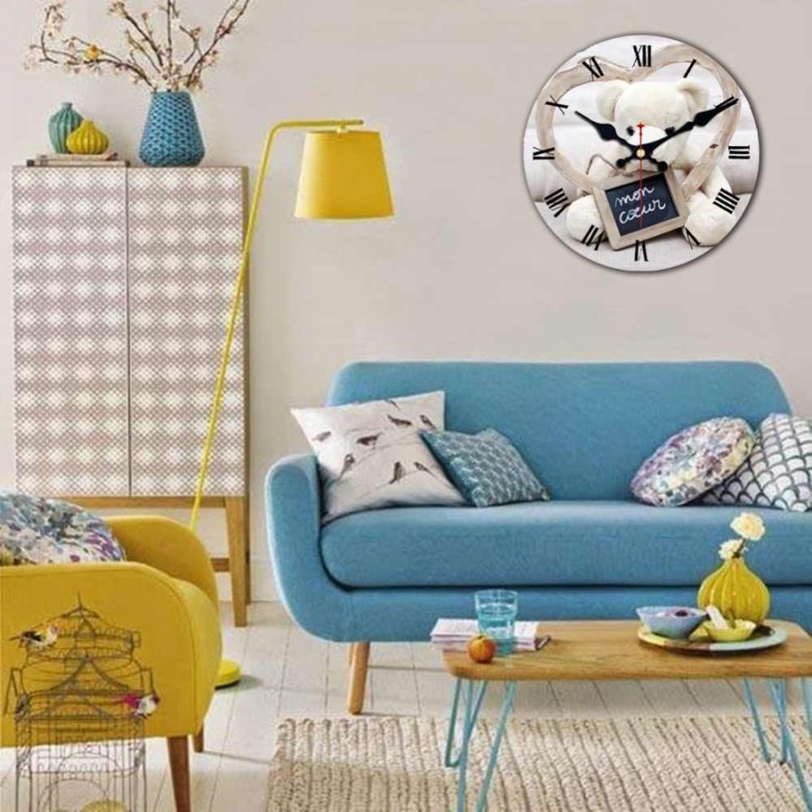 Сочетание голубого и желтого в интерьере