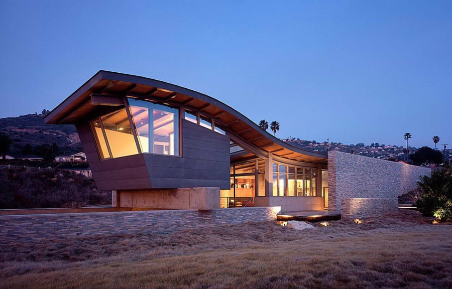 Дом Модерн скатная кровля