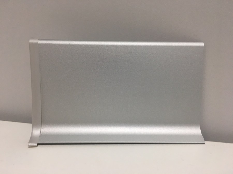 Плинтус алюминиевый Diele 80 анодированный 2500х80х11 мм