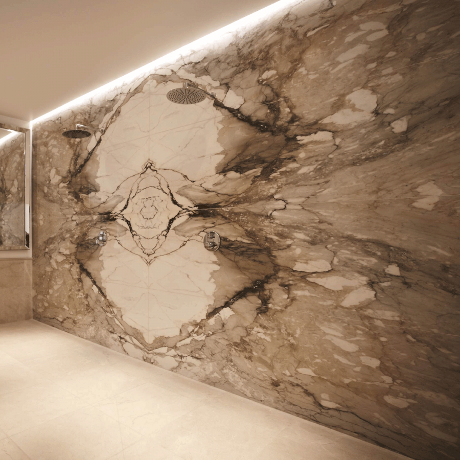 Мраморная стена плитка Calacatta Oro