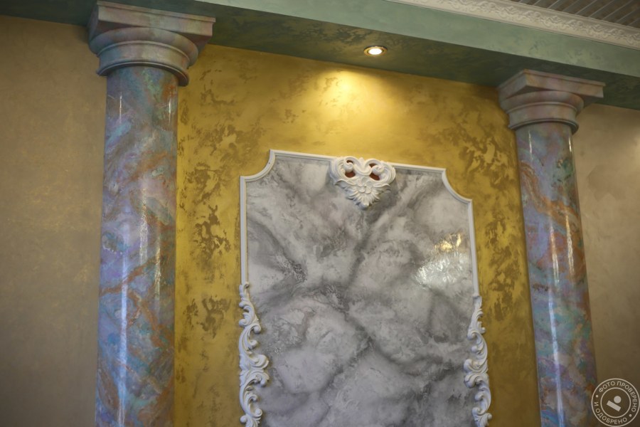 Художественная венецианская штукатурка под мрамор