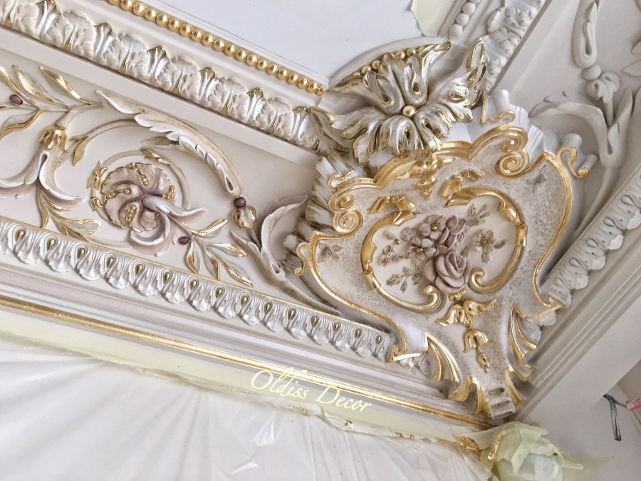 Патинирование лепнины