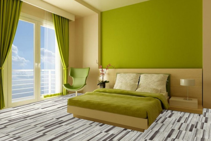 Зеленая спальня