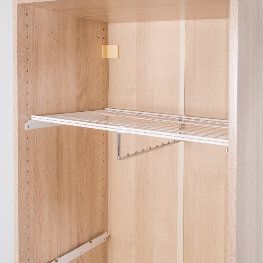 Боковое крепление для шкафа НСХ 35x13.4x372 мм, цвет белый 2 шт