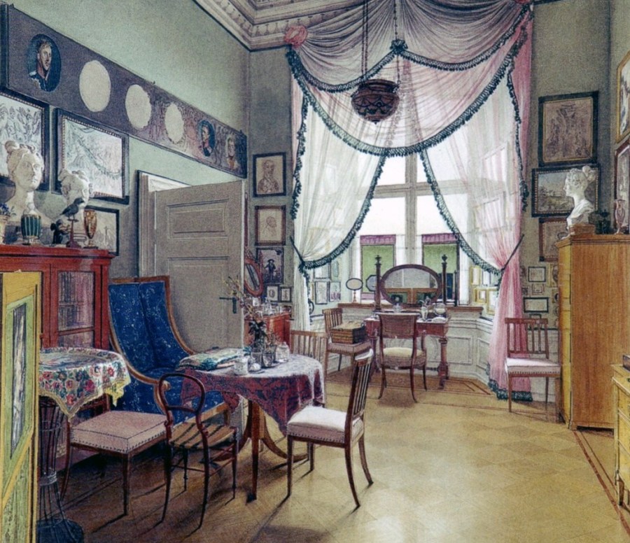 Интерьер бидермейер 19 век