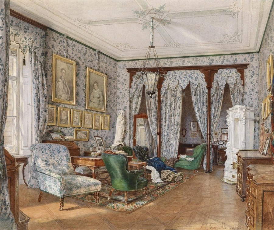 Бидермейер гостиная