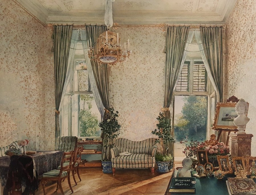 Бидермейер интерьер в живописи