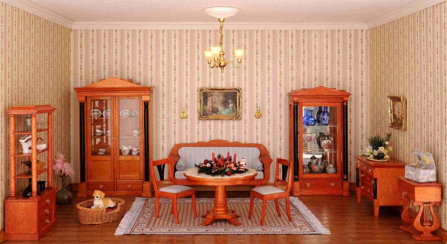 Бидермейер стиль в интерьере 19 века