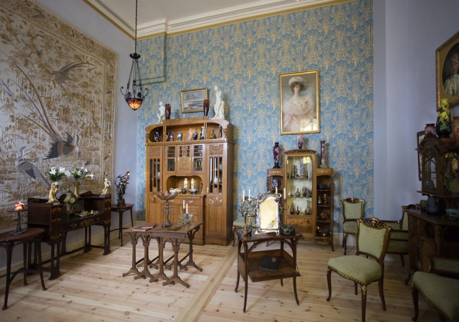 Интерьер Бидермайер картины