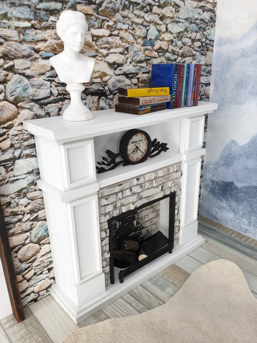 Камин миниатюра