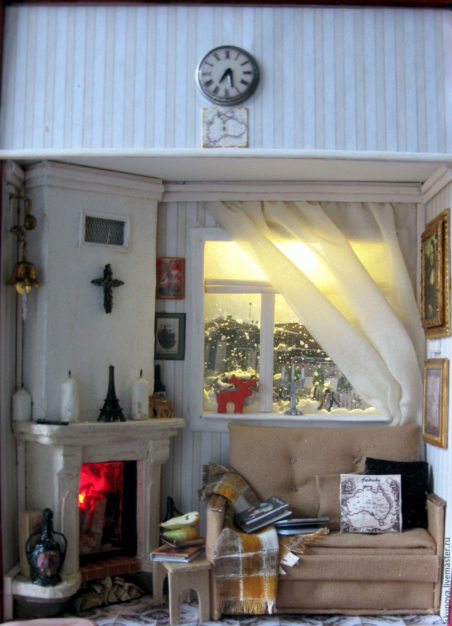 Новогодний декор домики