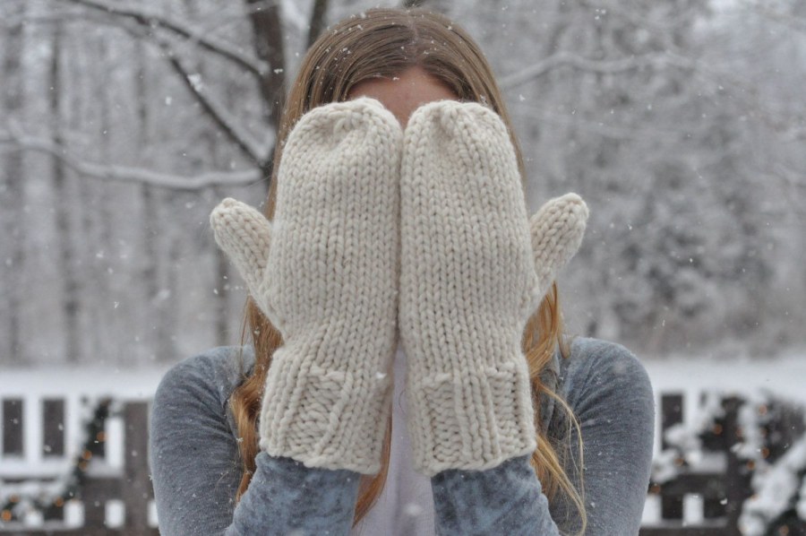 Зима варежки