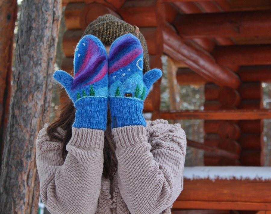 Норвежские варежки