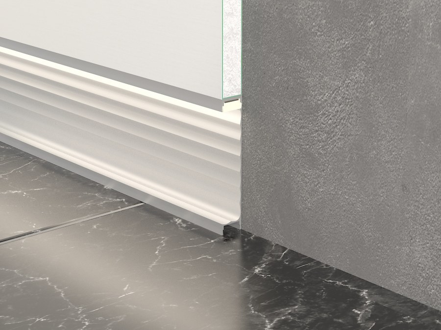 Алюминиевый плинтус Fezard Alp-g80