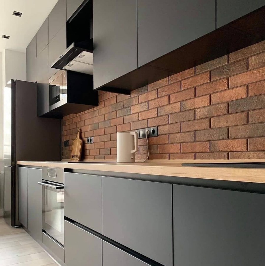 Модульная кухня «Одри» (серый)