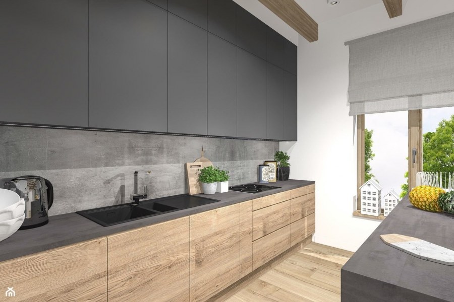 Кухня лофт ДСВ дуб Майский