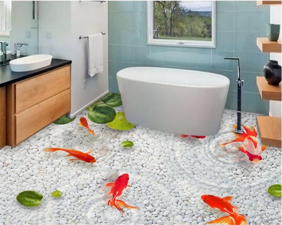 Наливной пол в ванную