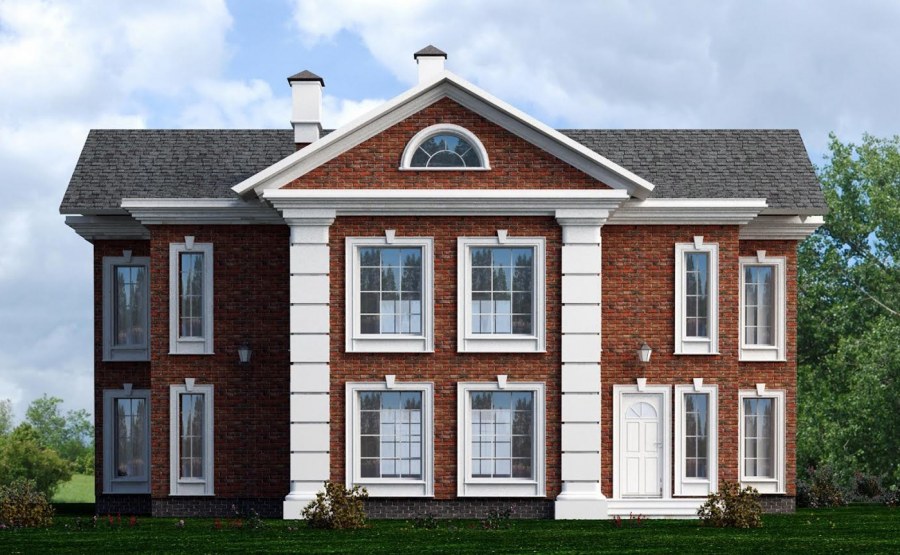 Отделка фасада в английском стиле