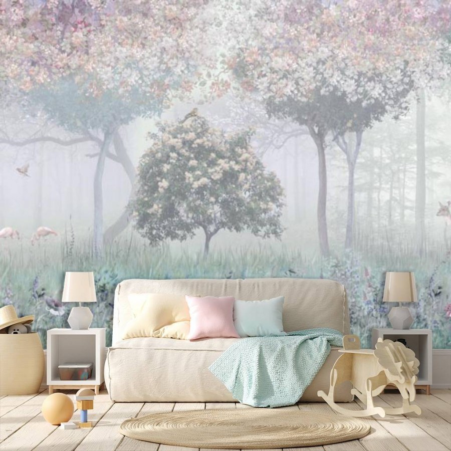 Фреска сказочный лес