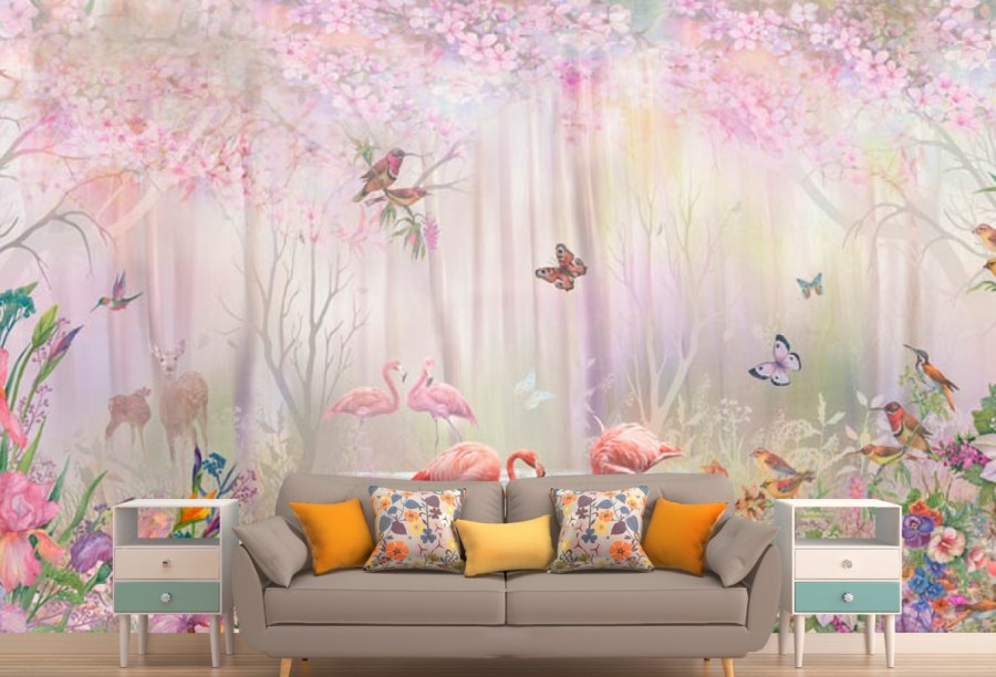 Фреска для комнаты девочки