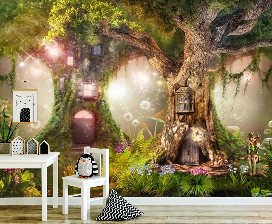 Magic Forest Mural обои
