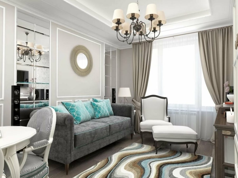 Маленькая гостиная Неоклассика