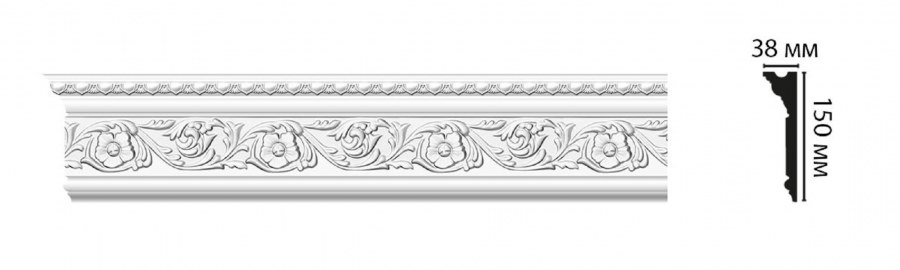 Молдинг Decomaster d156 (50*11*2000мм) дм