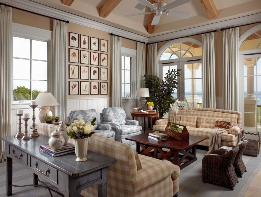 Ковер на стене в современном интерьере