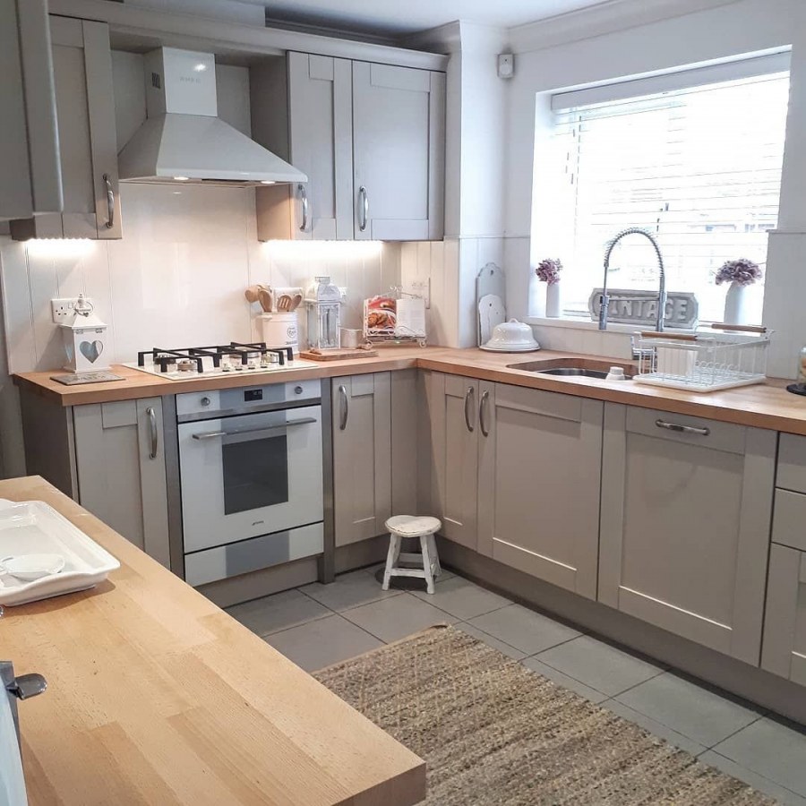 Кухня икеа КНОКСХУЛЬТ серая