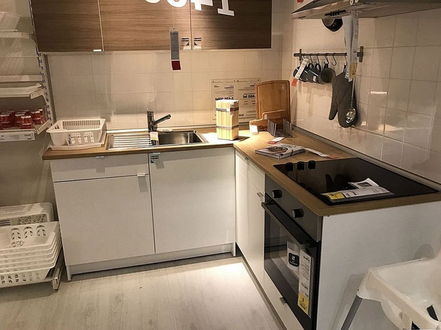 Икеа кухня консульт серая