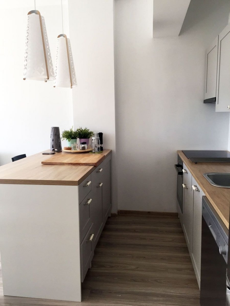 Кухня икеа КНОКСХУЛЬТ серая