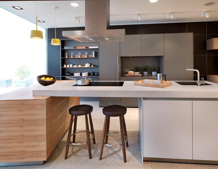 Модные кухни с островом
