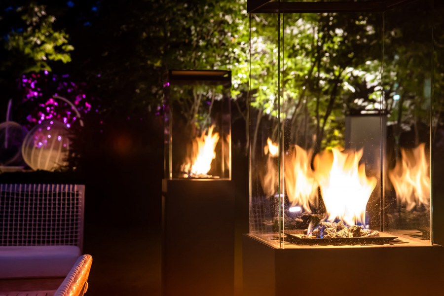 Очаг на веранде