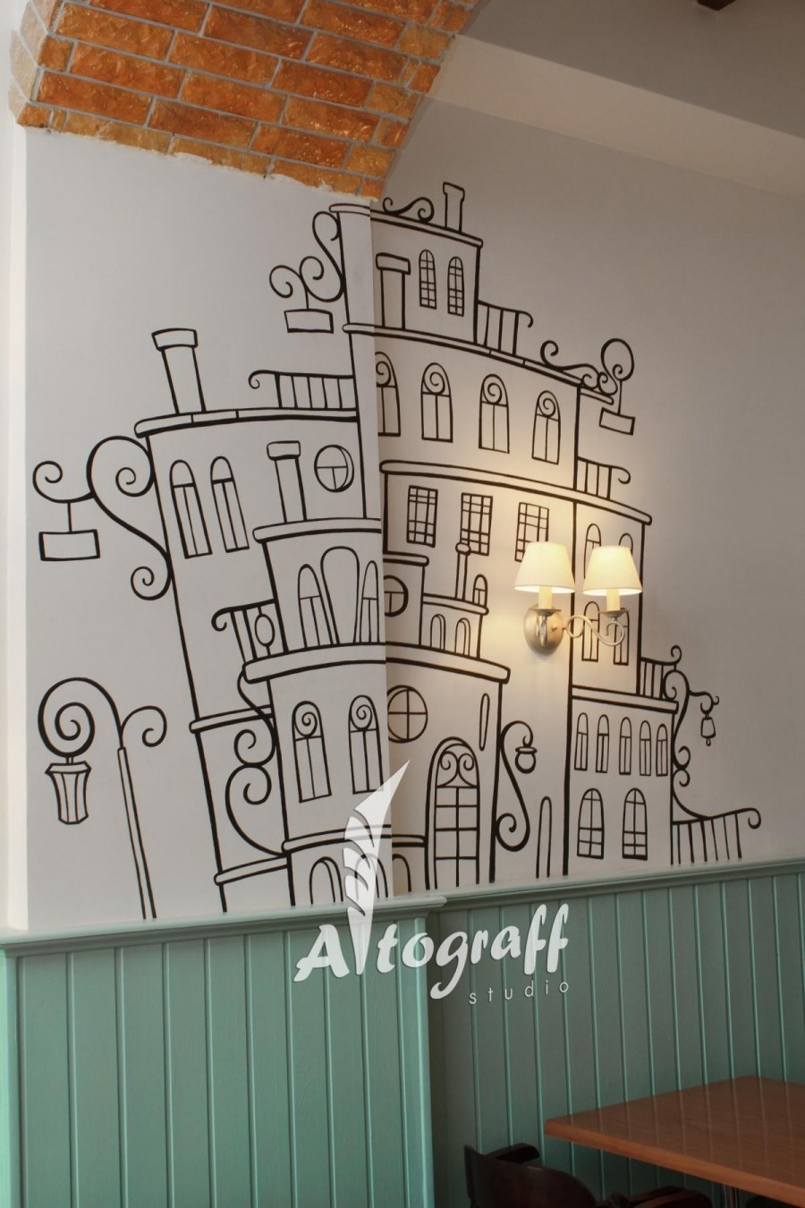 Роспись стен в итальянском стиле