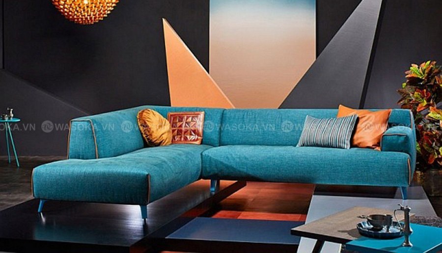 Бирюзовый диван