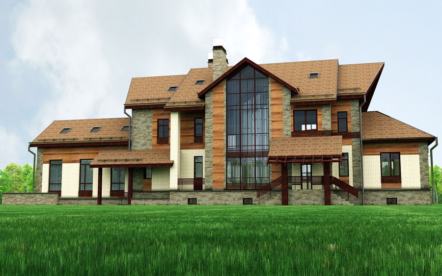 Проект коттеджа 500 кв м