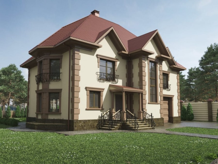 Строительная площадка коттеджа