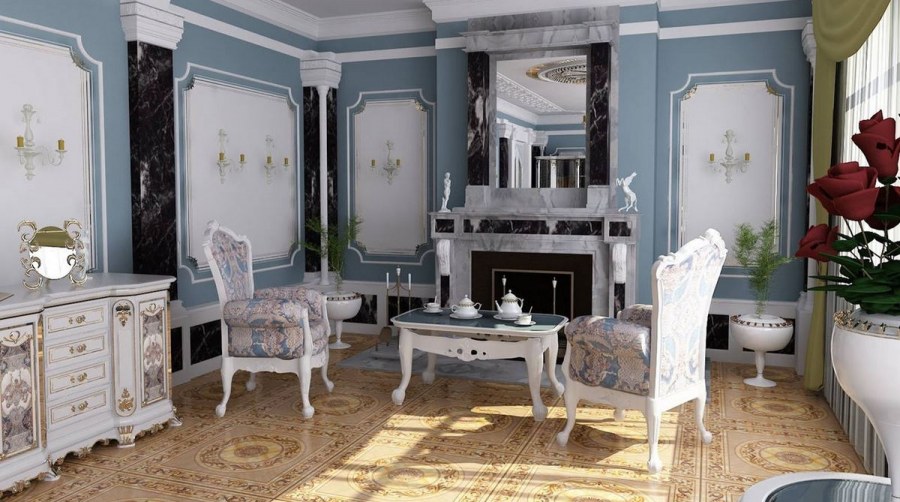 Гостиная в стиле рококо Барокко