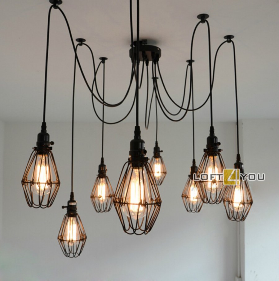 Светильник паук Эдисон