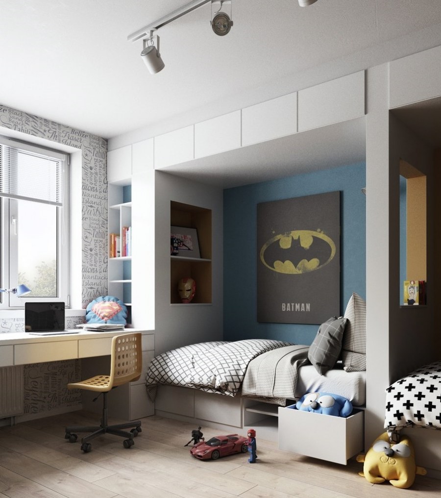 Детские комнаты для мальчиков
