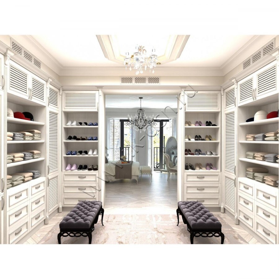 Гардеробные в классическом стиле