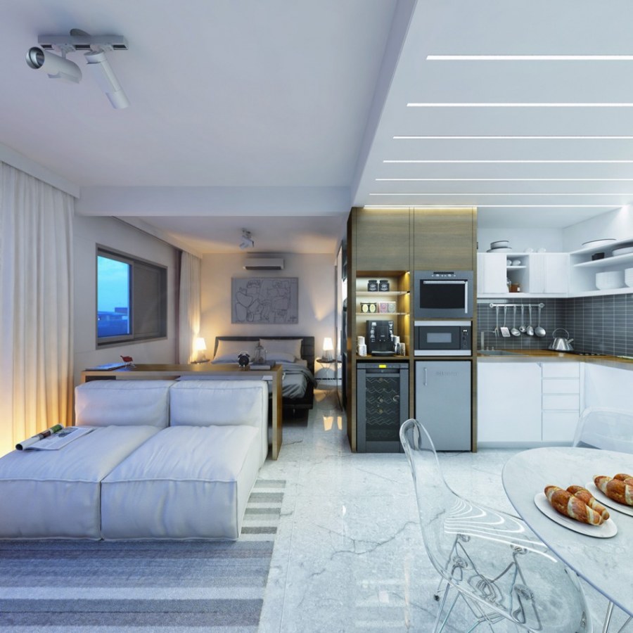 Планировка студии 30 кв