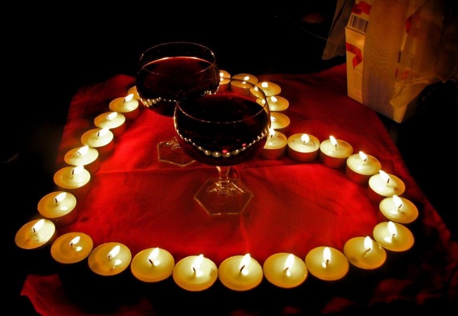 Романтический вечер в ванной