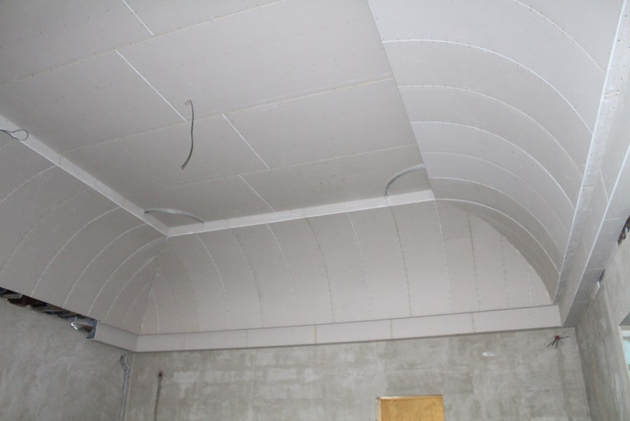 ГКЛ потолок технология