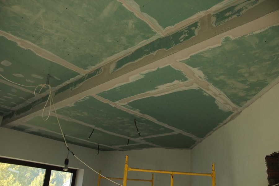 Потолок гипсокартон пароизоляция